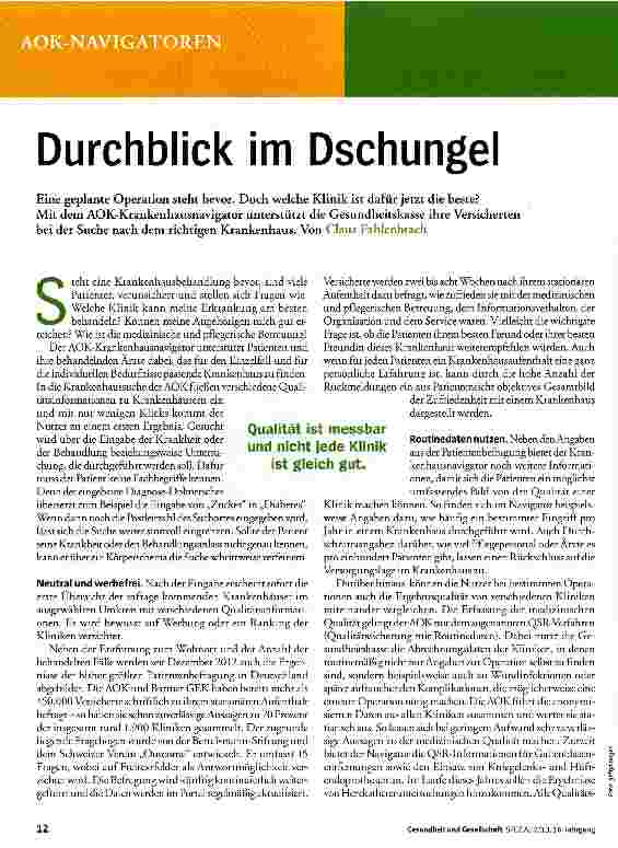 Vorschauseite 1: Durchblick im Dschungel