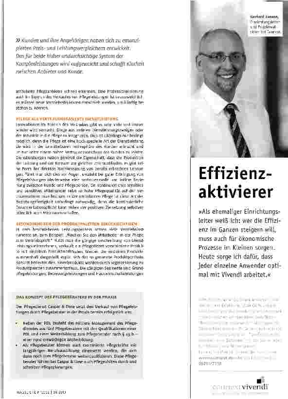 Vorschauseite 2: Pflege und Verkauf in Balance bringen