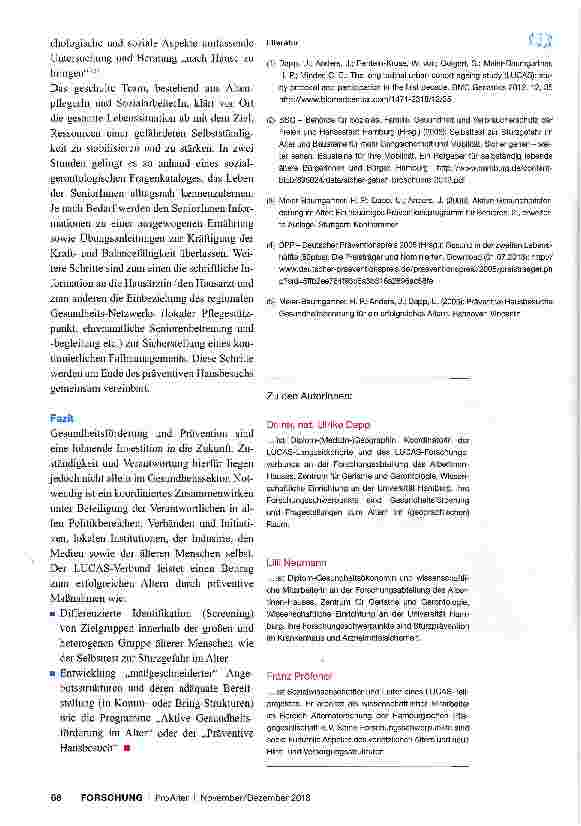 Vorschauseite 5: Wissen schafft Gesundheit