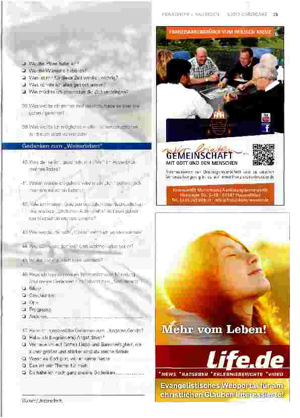 Vorschauseite 4: Spirituelle Verfügung