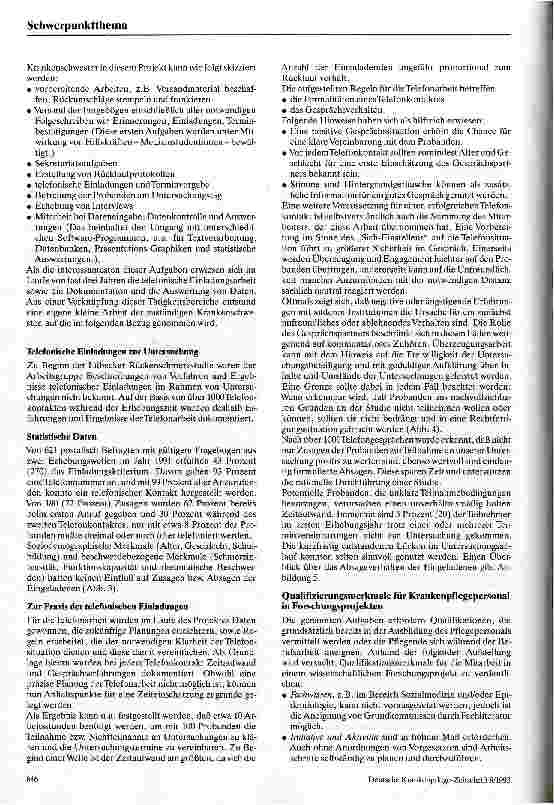 Vorschauseite 5: Zur Epidemiologie der Rückenbeschwerden Vorstellung eines Forschungsprojektes