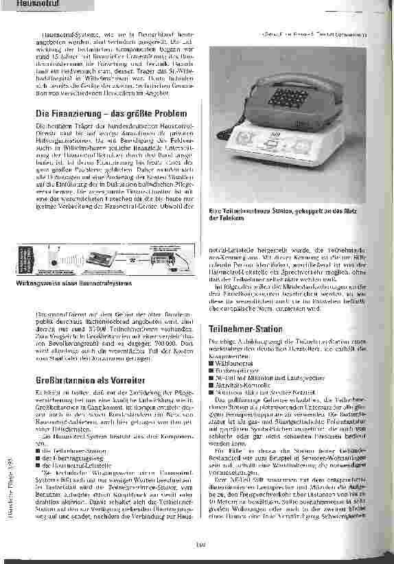 Vorschauseite 2: Sicherheit per Knopfdruck Der Hausnotruf und seine Bedeutung in der Häuslichen Pflege