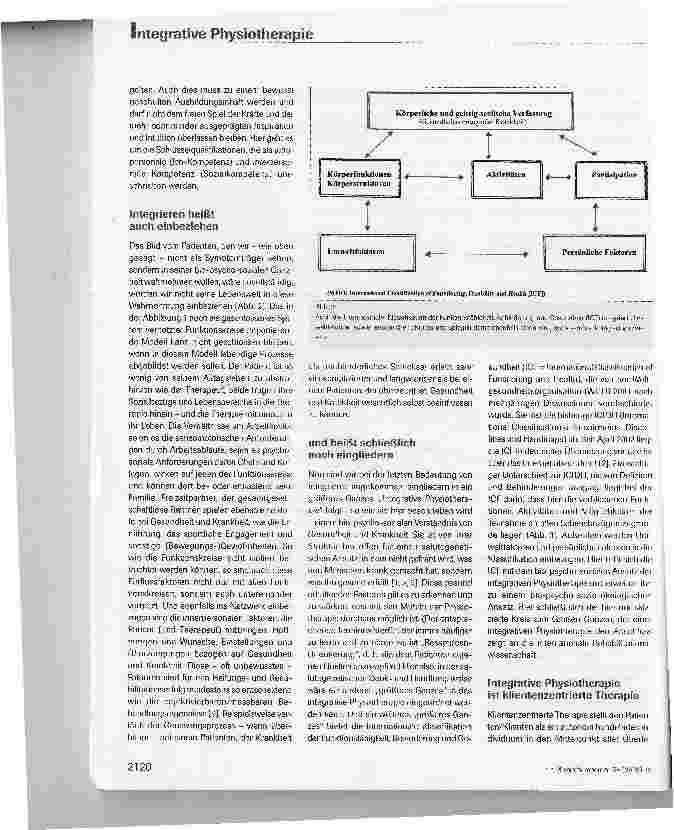 Vorschauseite 3: Integrative Physiotherapie Was ist das eigentlich?