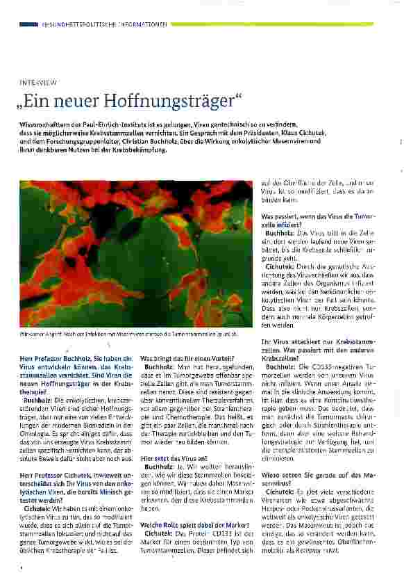 Vorschauseite 1: „Ein neuer Hoffnungsträger