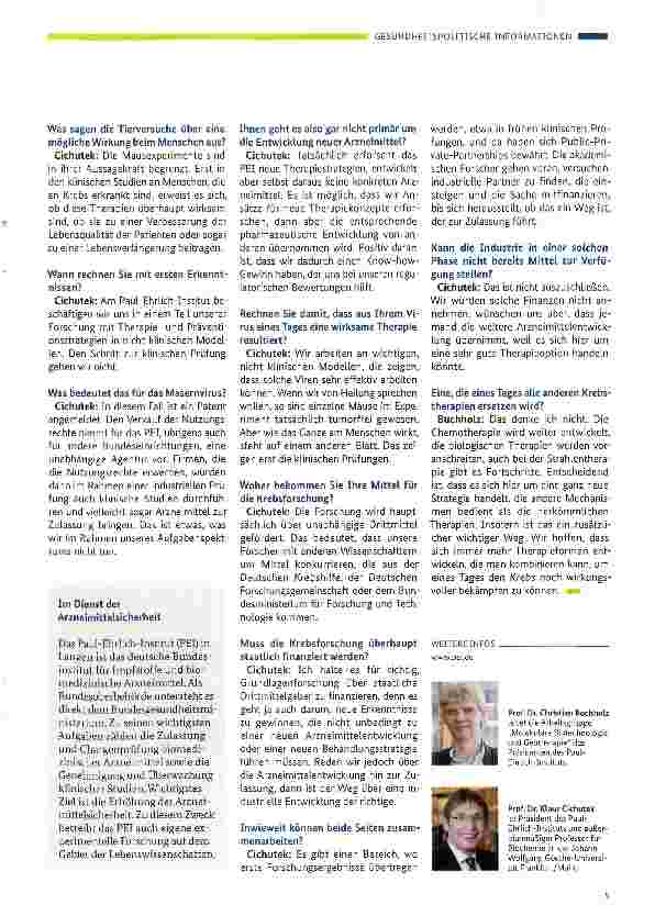 Vorschauseite 2: „Ein neuer Hoffnungsträger
