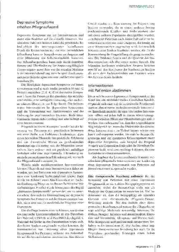 Vorschauseite 2: Depressiven Symptomen gegenwirken