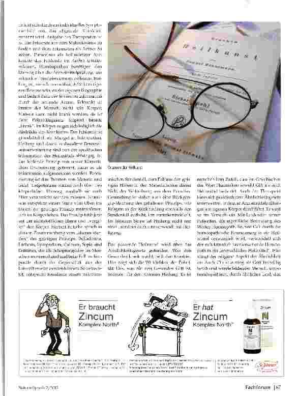 Vorschauseite 2: Philosophie der Homöopathie
