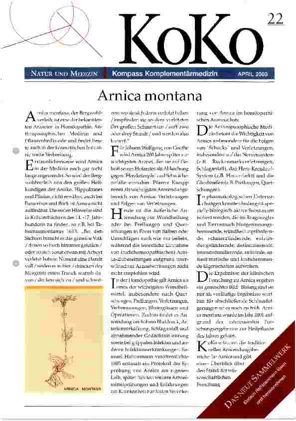 Vorschauseite 1: Arnica montana