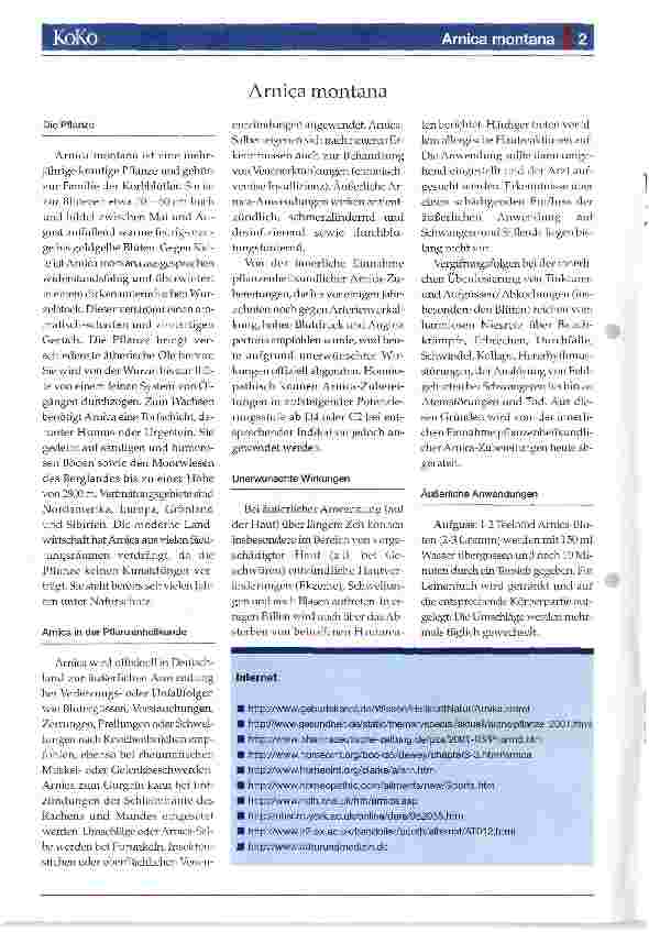 Vorschauseite 2: Arnica montana