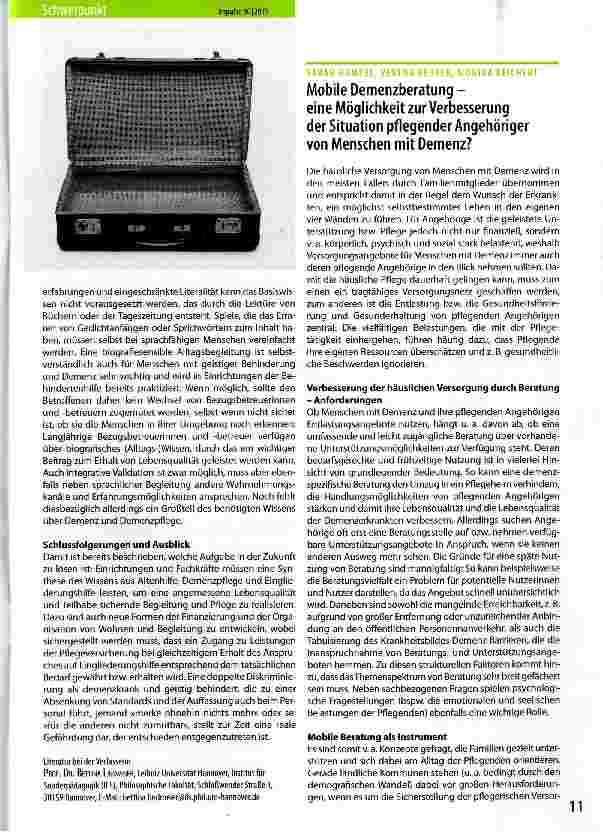 Vorschauseite 2: Menschen mit Behinderungen und Demenzerkrankung. Diagnostik und Anforderungen an ihre Begleitung