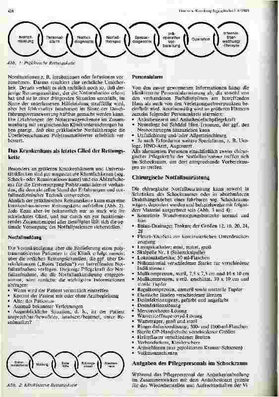 Vorschauseite 2: Die Erstversorgung polytraumatisierter Patienten