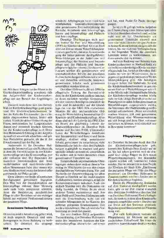 Vorschauseite 2: Dorothee Hellmanns, pflegerische Leitung der Fachweiterbildung A + I in der Kinderkrankenpflege