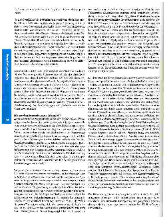 Vorschauseite 5: Wenn Angst zur Krankheit wird