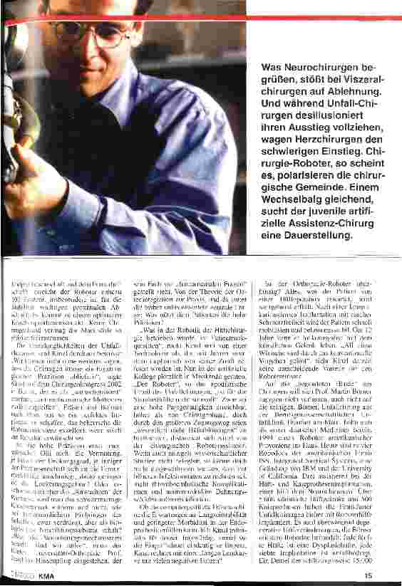 Vorschauseite 2: Unfallchirurgie/Orthopädie: Ende einer Euphorie