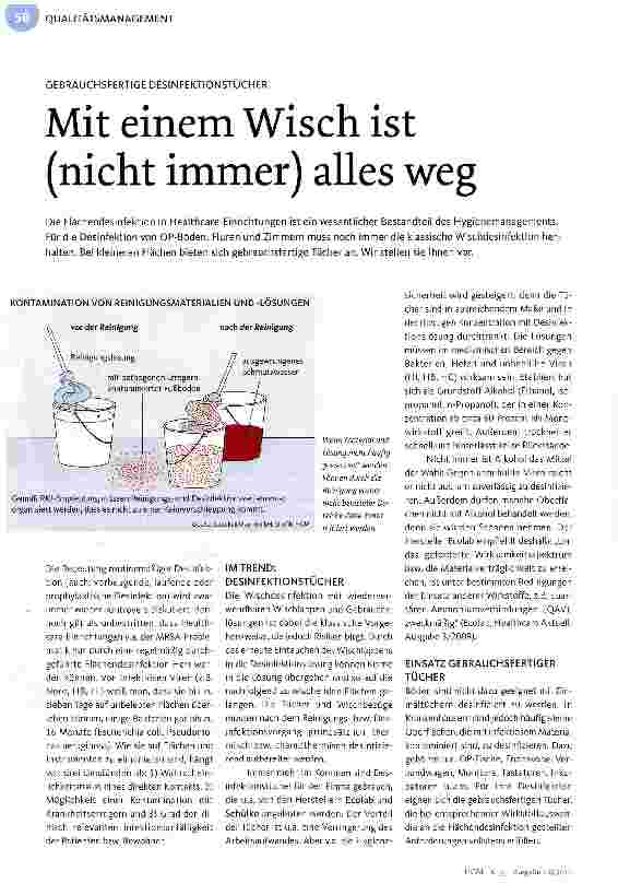 Vorschauseite 1: Mit einem Wisch ist (nicht immer) alles weg