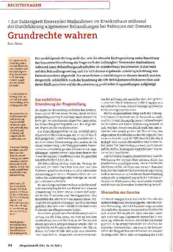 Vorschauseite 1: Grundrechte wahren