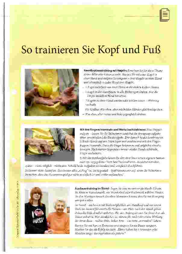 Vorschauseite 2: In Bewegung bleiben