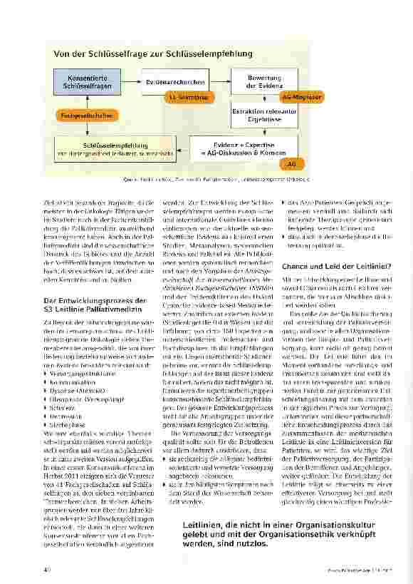 Vorschauseite 3: Leitlinie Palliativmedizin
