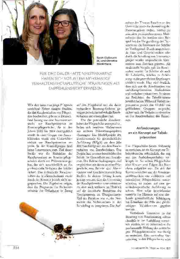 Vorschauseite 3: WIE DEN TABAKKONSUM REDUZIEREN?