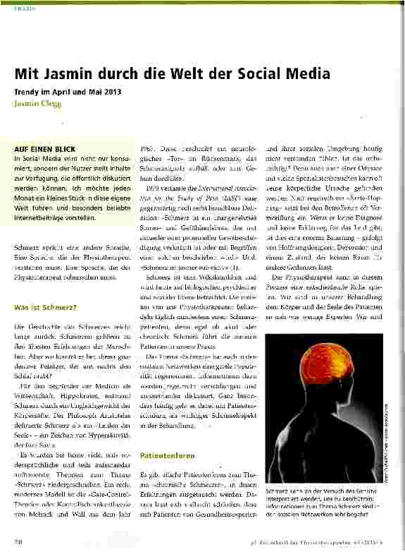 Vorschauseite 1: Mit Jasmin durch die Welt der Social Media