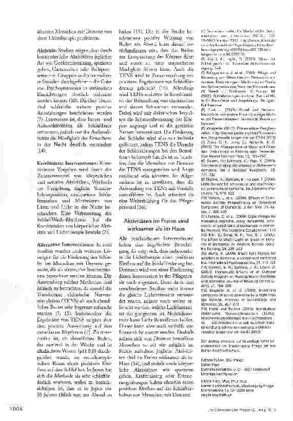 Vorschauseite 3: Wie den Schlaf fördern?