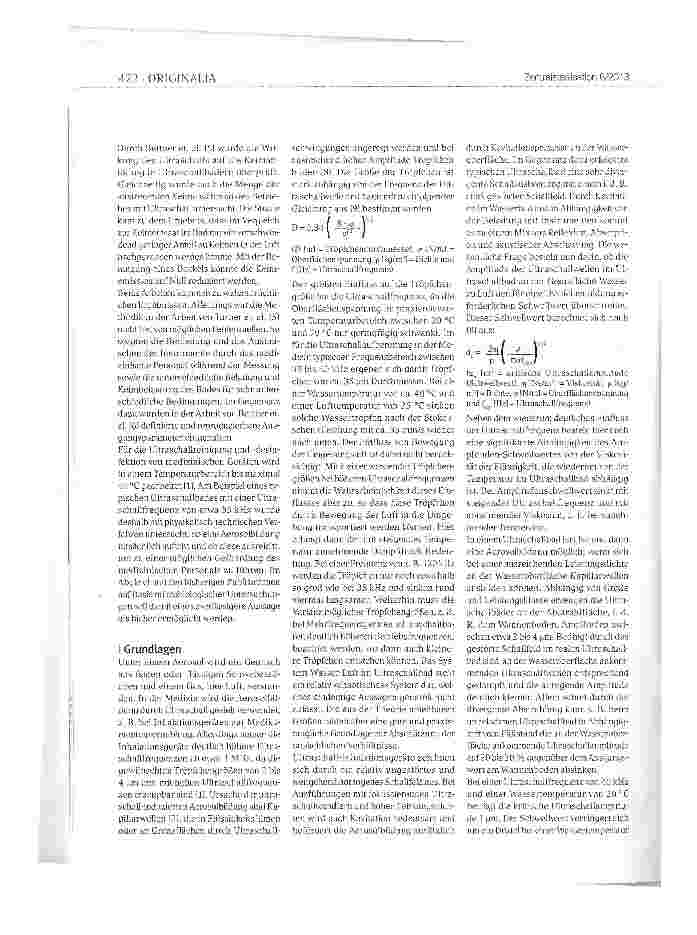Vorschauseite 2: Physikalisch-technische Untersuchungen zur ultraschall-induzierten Aerosolbildung bei medizinisch genutzten Ultraschallbädern