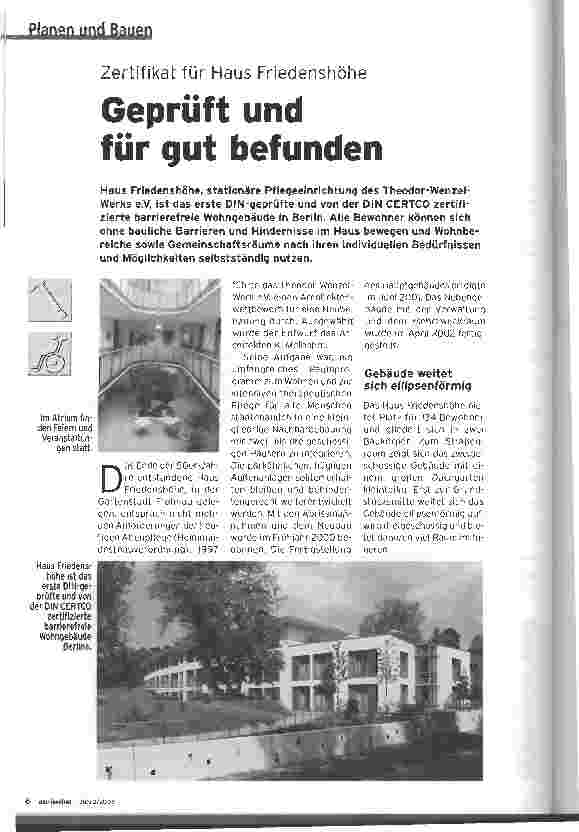 Vorschauseite 1: Geprüft und für gut befunden