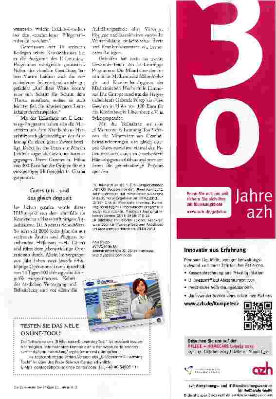Vorschauseite 4: NEUES E-LEARNING-TOOL VERBESSERT HÄNDEHYGIENE