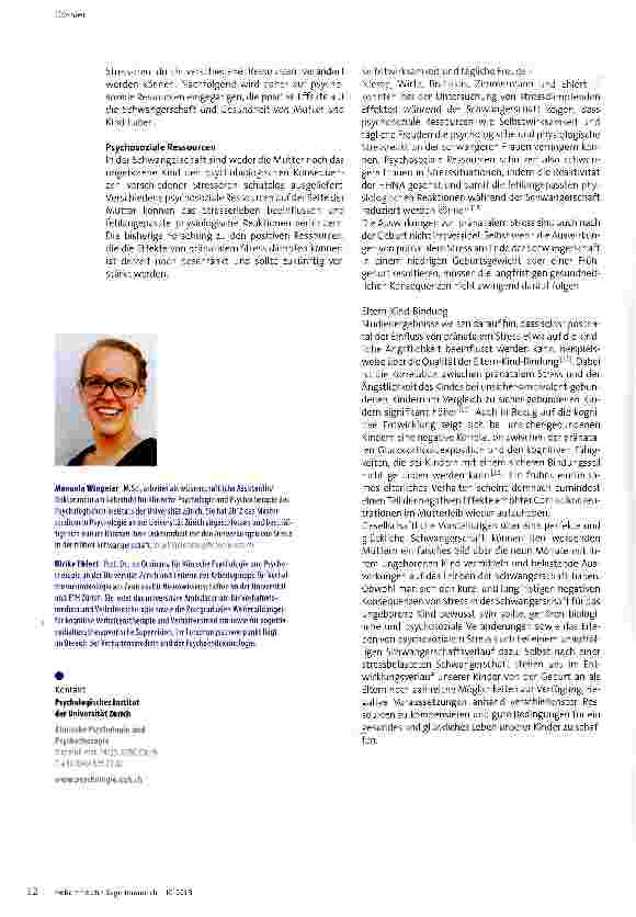 Vorschauseite 3: Psychobiologische Prozesse während der Schwangerschaft