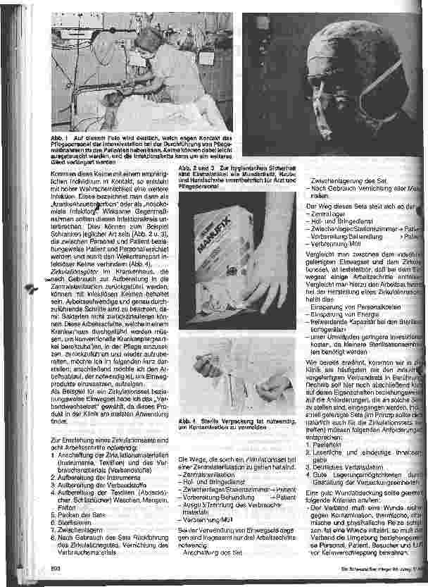 Vorschauseite 2: Verwendung von Einwegartikeln in der Krankenpflege