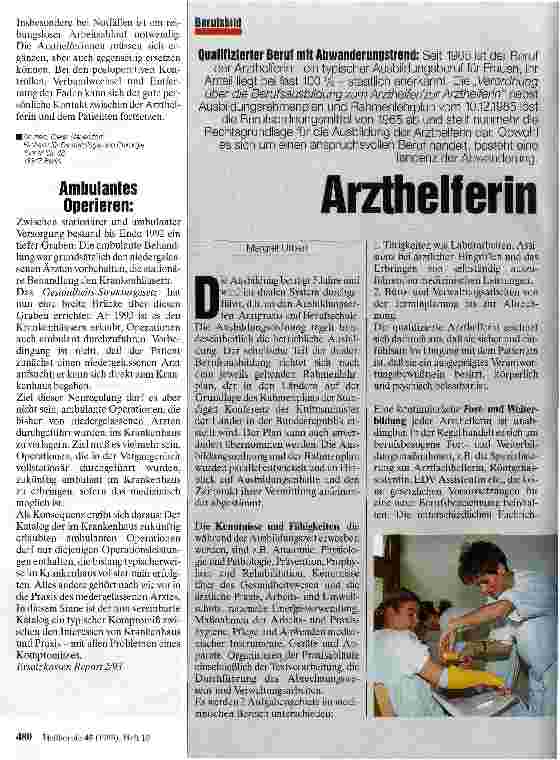 Vorschauseite 3: Ambulantes Operieren Assistenzberufe in der ambulanten Praxis