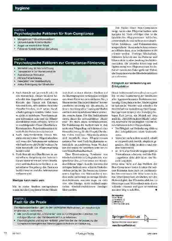 Vorschauseite 3: Risikofaktor Hand