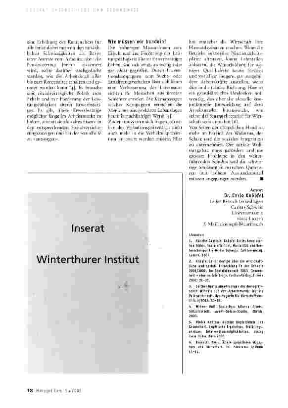 Vorschauseite 3: In Arme investieren!