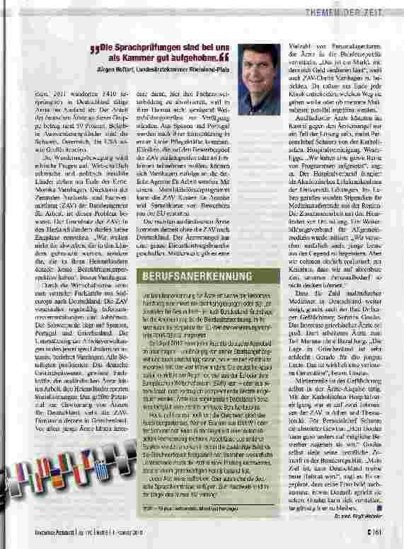 Vorschauseite 4: Ausländische Arzte schließen die Lücke