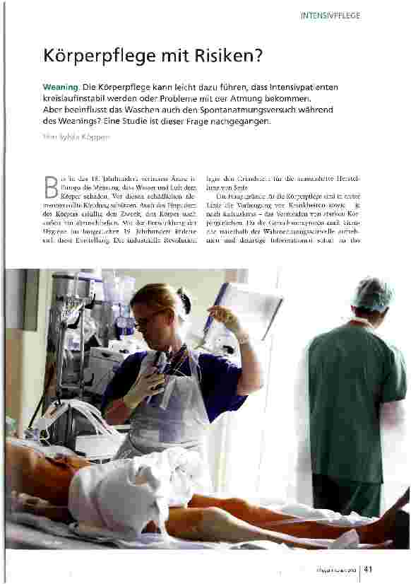 Vorschauseite 1: Körperpflege mit Risiken?