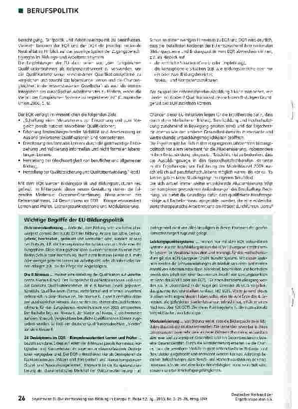 Vorschauseite 2: Die Vermessung von Bildung in Europa