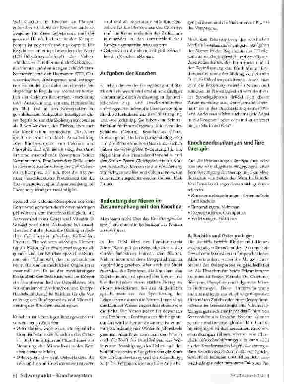 Vorschauseite 2: Therapiemöglichkeiten bei Knochenerkrankungen