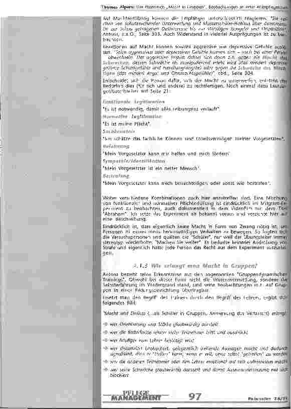 Vorschauseite 5: Das Phänomen Macht in Gruppen Beobachtungen an einer Altenpflegeschule