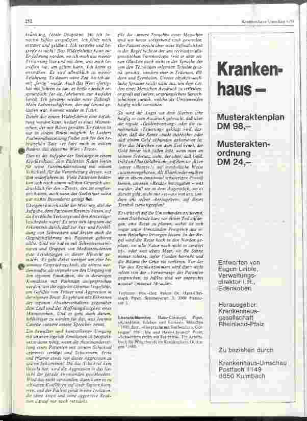 Vorschauseite 3: Erfahrungen in der Krankenhausseelsorge