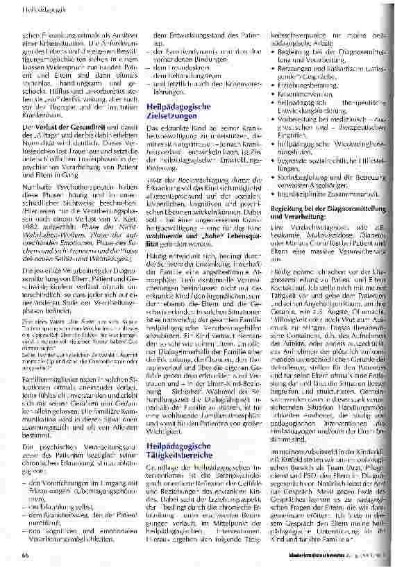 Vorschauseite 2: Heilpädagogische Entwicklungsförderung des chronisch kranken Kindes