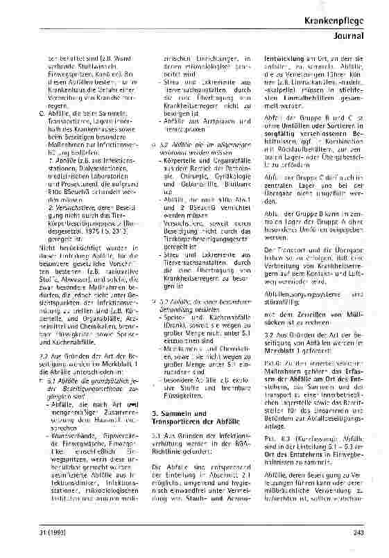 Vorschauseite 2: Abfallsammelsysteme im Krankenhaus