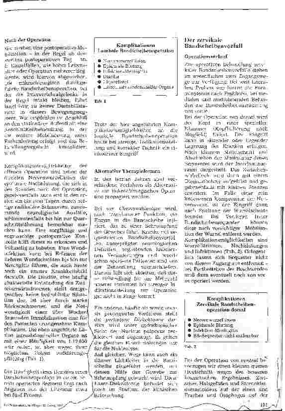 Vorschauseite 2: Bandscheibenvorfälle Therapie