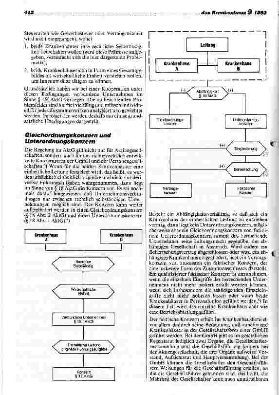 Vorschauseite 3: Kooperation zwischen Krankenhäusern