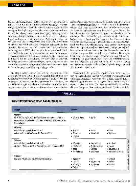 Vorschauseite 2: Gesundheitspolitik in Zeiten der Krise
