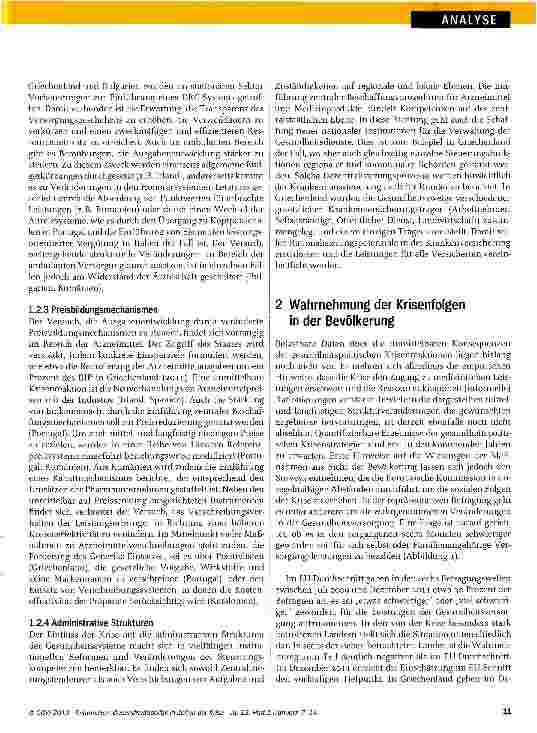 Vorschauseite 5: Gesundheitspolitik in Zeiten der Krise