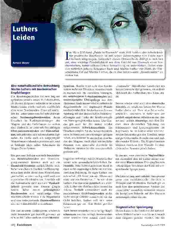 Vorschauseite 1: Luthers Leiden