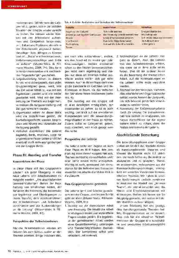 Vorschauseite 6: „Eine Gruppe kommt in Fahrt