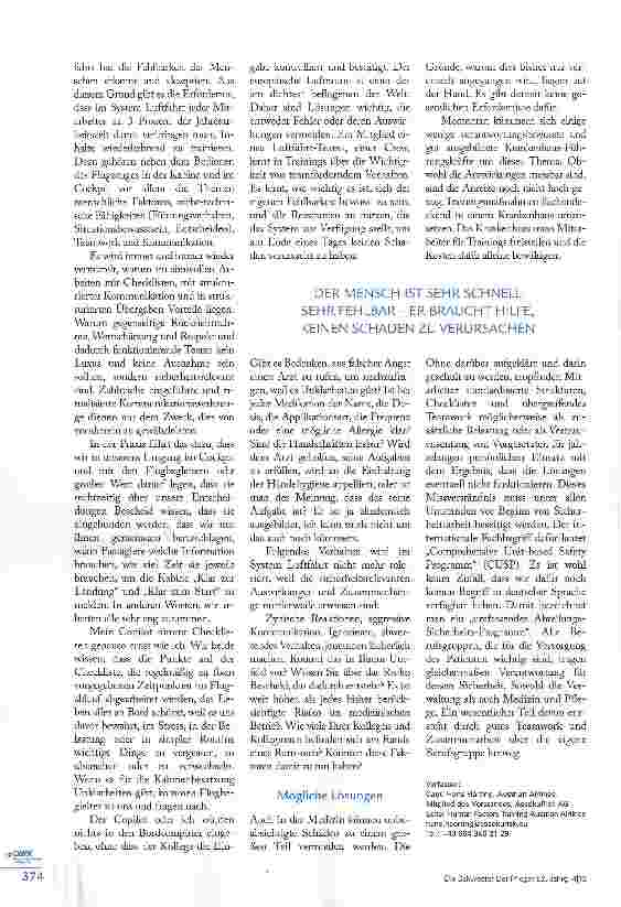 Vorschauseite 3: RISIKO PATIENTENSICHERHEIT IM KRANKENHAUS VON HEUTE