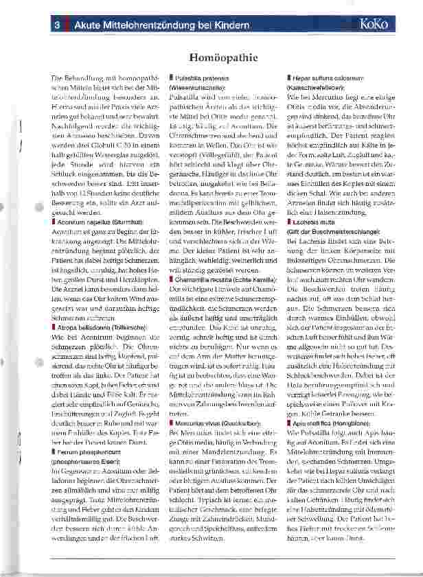 Vorschauseite 3: Mittelohrentzündung bei Kindern