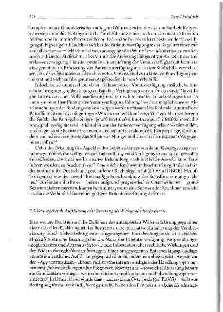 Vorschauseite 4: Die Bindungsstärke von Patientenverfügungen Grenzen am Beispiel der formlosen Widerrufbarkeit